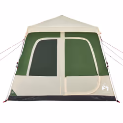 vidaXL Family Tent Dome 8-Person Lightweight Tent Camping Tent Quick Release - Green, 438 x 268 x 210 cm - Additional view 4