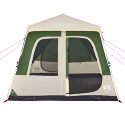 vidaXL Family Tent Dome 8-Person Lightweight Tent Camping Tent Quick Release - Green, 438 x 268 x 210 cm - Additional view 5