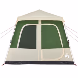 vidaXL Family Tent Dome 8-Person Lightweight Tent Camping Tent Quick Release - Green, 438 x 268 x 210 cm - Additional view 7