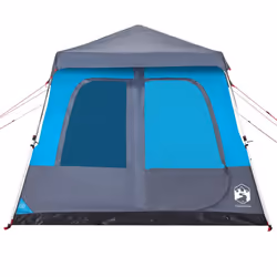 vidaXL Family Tent Dome 8-Person Lightweight Tent Camping Tent Quick Release - Blue, 438 x 268 x 210 cm - Additional view 4