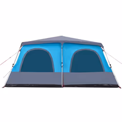 vidaXL Family Tent Dome 8-Person Lightweight Tent Camping Tent Quick Release - Blue, 438 x 268 x 210 cm - Additional view 6