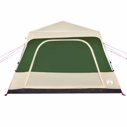 vidaXL Family Tent Dome 10-Person Lightweight Tent Camping Tent Quick Release - Green - Additional view 7