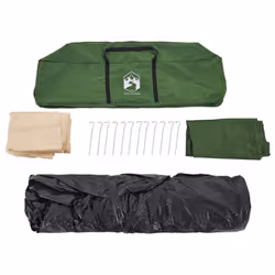 vidaXL Family Tent Dome 10-Person Lightweight Tent Camping Tent Quick Release - Green - Additional view 9