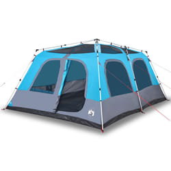 vidaXL Family Tent Dome 10-Person Lightweight Tent Camping Tent Quick Release - Blue
