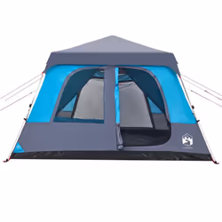vidaXL Family Tent Dome 10-Person Lightweight Tent Camping Tent Quick Release - Blue - Additional view 5