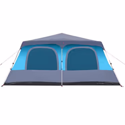 vidaXL Family Tent Dome 10-Person Lightweight Tent Camping Tent Quick Release - Blue - Additional view 6