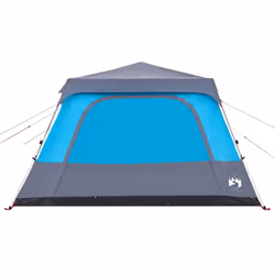 vidaXL Family Tent Dome 10-Person Lightweight Tent Camping Tent Quick Release - Blue - Additional view 7