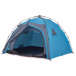 vidaXL Camping Tent Dome 4-Person Blue Quick Release - Additional view 4