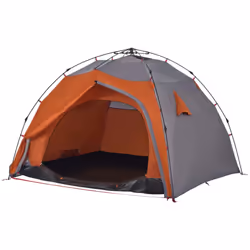 vidaXL Camping Tent Dome 4-Person Grey and Orange Quick Release - Additional view 4