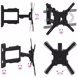vidaXL TV Wall Mount for 32-55 Inch Screen Max VESA TV Wall Bracket 35 kg - Additional view 5