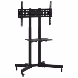 vidaXL TV Stand on Wheels 32-90 Inch Screen Max VESA TV Cabinet Monitor Stand - 50 kg