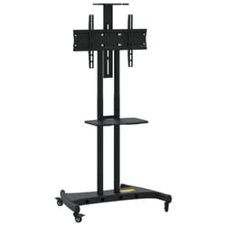 vidaXL TV Stand on Wheels 32-90 Inch Screen Max VESA TV Cabinet Monitor Stand - 60 kg