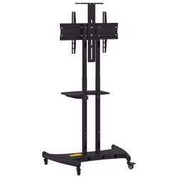 vidaXL TV Stand on Wheels 32-90 Inch Screen Max VESA TV Cabinet Monitor Stand - 60 kg - Additional view 4