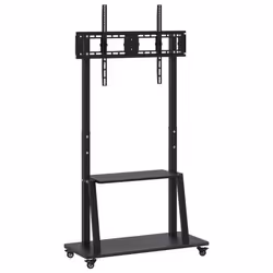 vidaXL TV Stand on Wheels 32-90 Inch Screen Max VESA TV Cabinet Monitor Stand - 100 kg