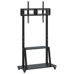 vidaXL TV Stand on Wheels 32-90 Inch Screen Max VESA TV Cabinet Monitor Stand - 100 kg