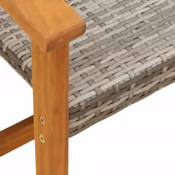 VidaXL 367596 outdoor bench Rattan, Steel - Additional view 7