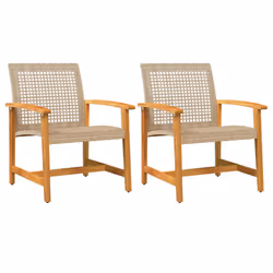 VidaXL 367597, Beige, Brown, Rattan, Steel, 110 kg, Adults & Children