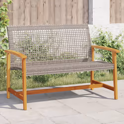 VidaXL 367599 outdoor bench Rattan, Steel