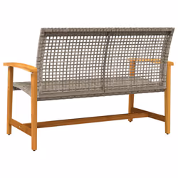 VidaXL 367599 outdoor bench Rattan, Steel - Additional view 6