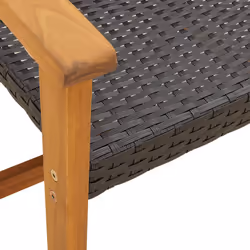 VidaXL 367601 outdoor bench Rattan, Steel - Additional view 7