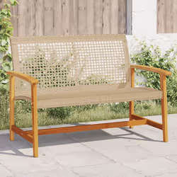 VidaXL 367603 outdoor bench Rattan, Steel