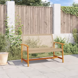 VidaXL 367603 outdoor bench Rattan, Steel