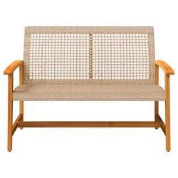 VidaXL 367603 outdoor bench Rattan, Steel - Additional view 4