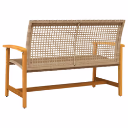 VidaXL 367603 outdoor bench Rattan, Steel - Additional view 6