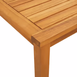 vidaXL Garden Lounge Set 5 Piece Table Chair Grey Poly Rattan and Acacia Wood - Additional view 9