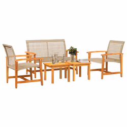 VidaXL 367606 outdoor bench Rattan, Steel - Additional view 3