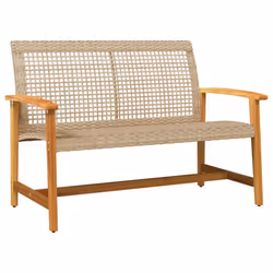 VidaXL 367606 outdoor bench Rattan, Steel - Additional view 4