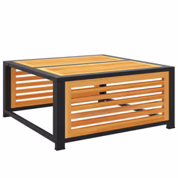 VidaXL 367644, Acacia wood, Steel, 75 kg, Adults & Children, 680 mm, 680 mm, 300 mm