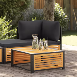 VidaXL 367644 outdoor bench Acacia wood, Steel
