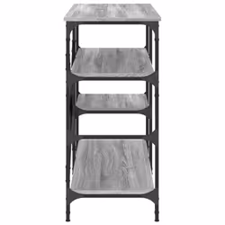 vidaXL Baker's Rack Storage Kitchen Rack Grey Sonoma Engineered Wood and Metal - Additional view 4