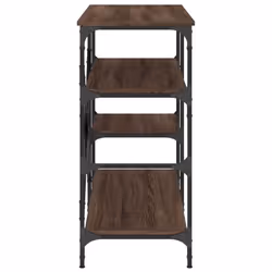 vidaXL Baker's Rack Storage Kitchen Rack Brown Oak Engineered Wood and Metal - Additional view 4