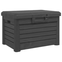 vidaXL Outdoor Cushion Box Patio Garden Storage Box Deck Box Polypropylene - anthracite