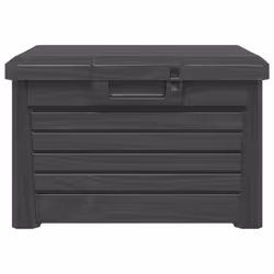 vidaXL Outdoor Cushion Box Patio Garden Storage Box Deck Box Polypropylene - anthracite - Additional view 4