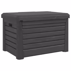 vidaXL Outdoor Cushion Box Patio Garden Storage Box Deck Box Polypropylene - anthracite - Additional view 6