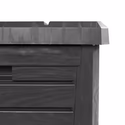 vidaXL Outdoor Cushion Box Patio Garden Storage Box Deck Box Polypropylene - anthracite - Additional view 8