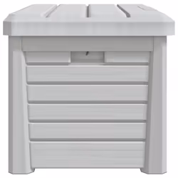 vidaXL Outdoor Cushion Box Patio Garden Storage Box Deck Box Polypropylene - grey - Additional view 5