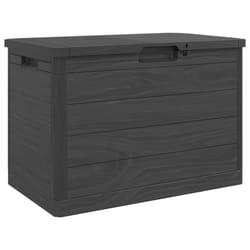 vidaXL Garden Storage Box Outdoor Cabinet Tool Chest Patio Tool Organiser - anthracite