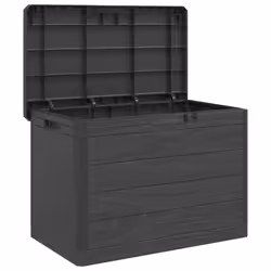 vidaXL Garden Storage Box Outdoor Cabinet Tool Chest Patio Tool Organiser - anthracite - Additional view 7