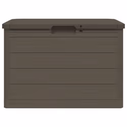 vidaXL Garden Storage Box Outdoor Cabinet Tool Chest Patio Tool Organiser - brown - Additional view 4