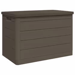 vidaXL Garden Storage Box Outdoor Cabinet Tool Chest Patio Tool Organiser - brown - Additional view 6