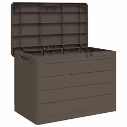 vidaXL Garden Storage Box Outdoor Cabinet Tool Chest Patio Tool Organiser - brown - Additional view 7