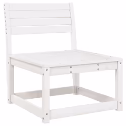 vidaXL Garden Lounge Set 7 Piece Outdoor Lounge Set Sofa Set Solid Wood Pine - white - Additional view 4