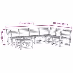 VidaXL 3216927 outdoor furniture set - Additional view 8