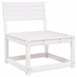 vidaXL Garden Sofa Set 5 Piece Outdoor Sofa Set Corner Sofa Solid Wood Pine - white - Additional view 2