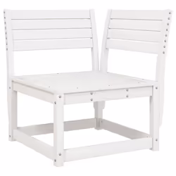 vidaXL Garden Sofa Set 5 Piece Outdoor Sofa Set Corner Sofa Solid Wood Pine - white - Additional view 4