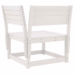 vidaXL Garden Sofa Set 5 Piece Outdoor Sofa Set Corner Sofa Solid Wood Pine - white - Additional view 5
